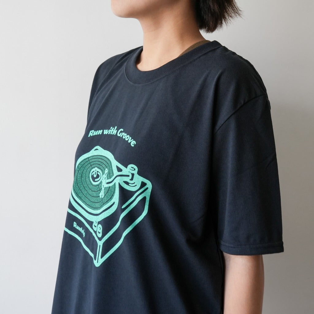 Run with Groove Track Record Tee