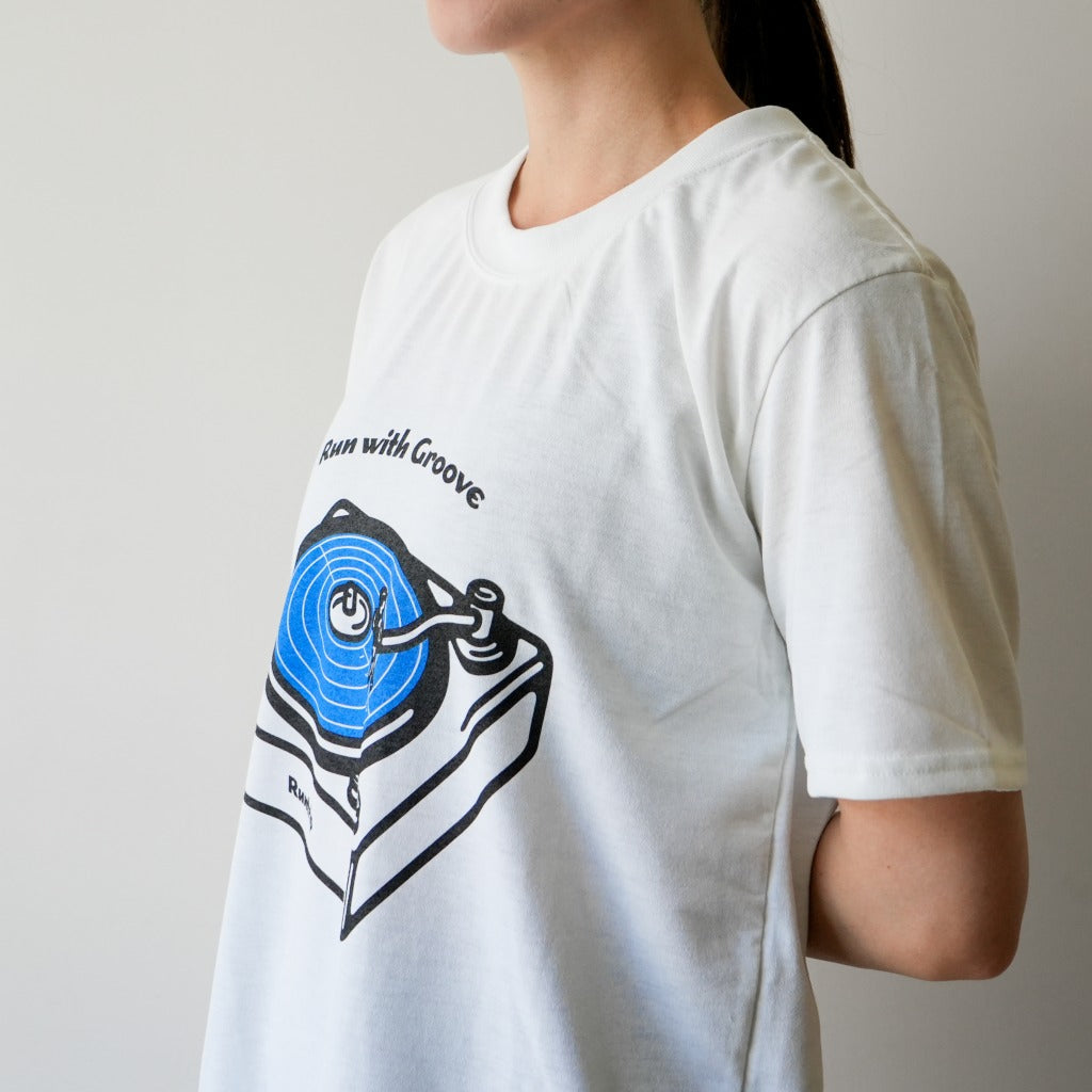 Run with Groove Track Record Tee