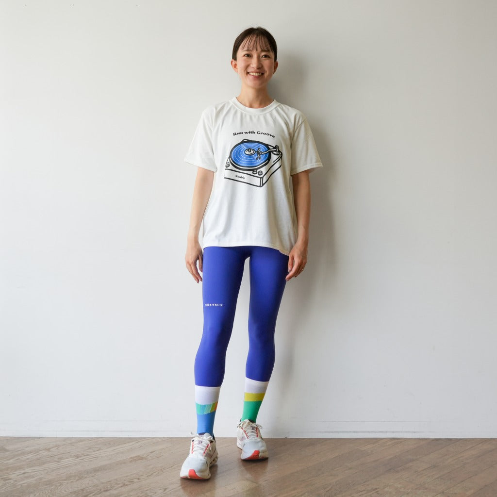 Run with Groove Track Record Tee