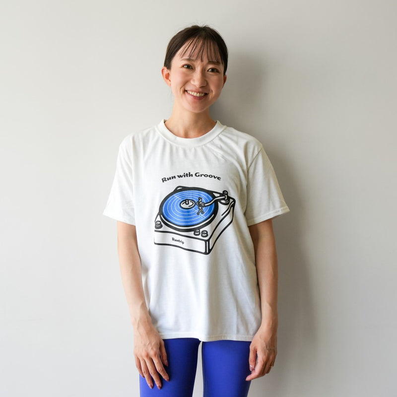 Run with Groove Track Record Tee