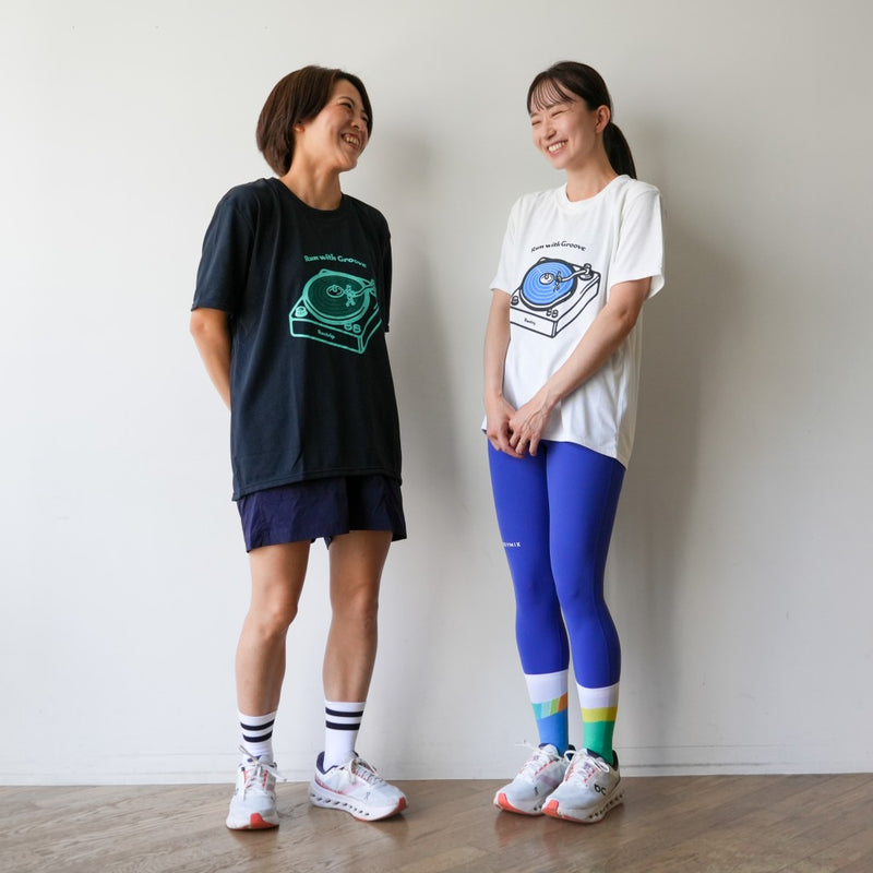 Run with Groove Track Record Tee