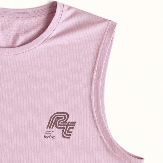 Rt Track Logo Sleeve-less Tee