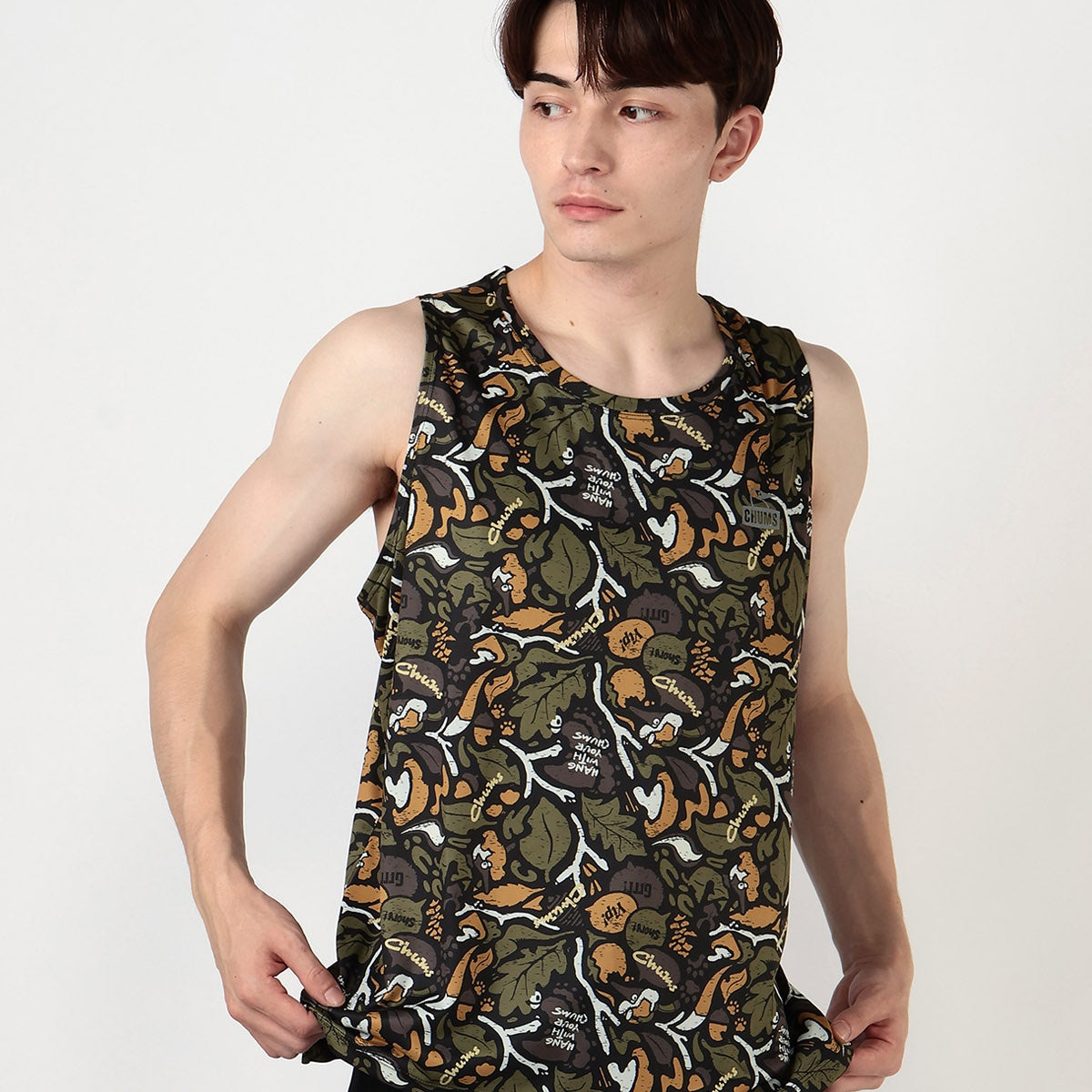 CHUMS Running Patterned Sleeveless Shirt