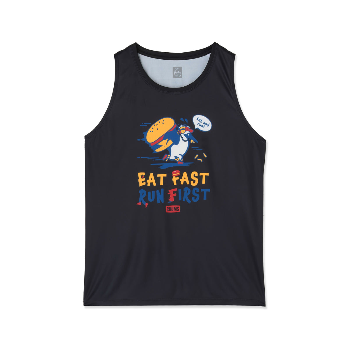 CHUMS Running Eat Fast Run First Sleeveless Shirt