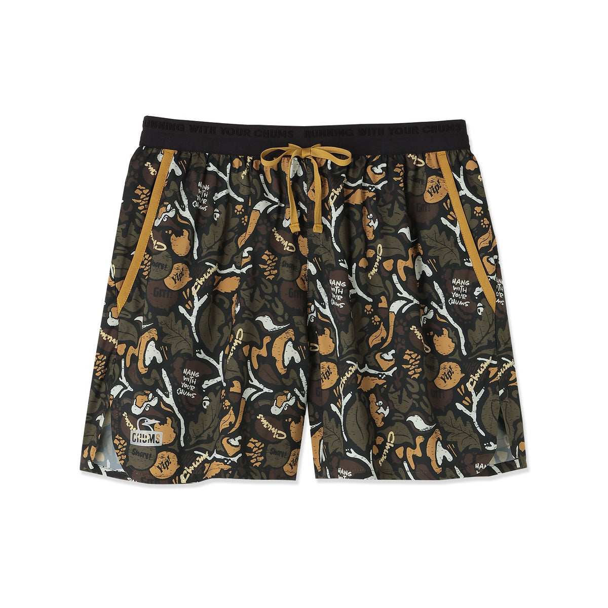 CHUMS Running Shorts 5inch With Liner
