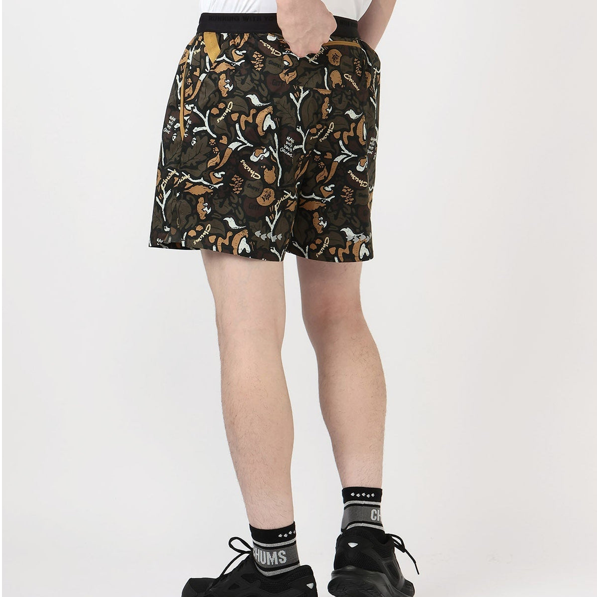 CHUMS Running Shorts 5inch With Liner