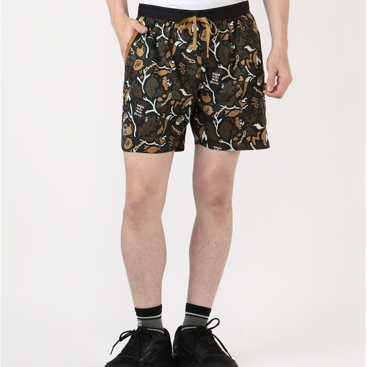 CHUMS Running Shorts 5inch With Liner