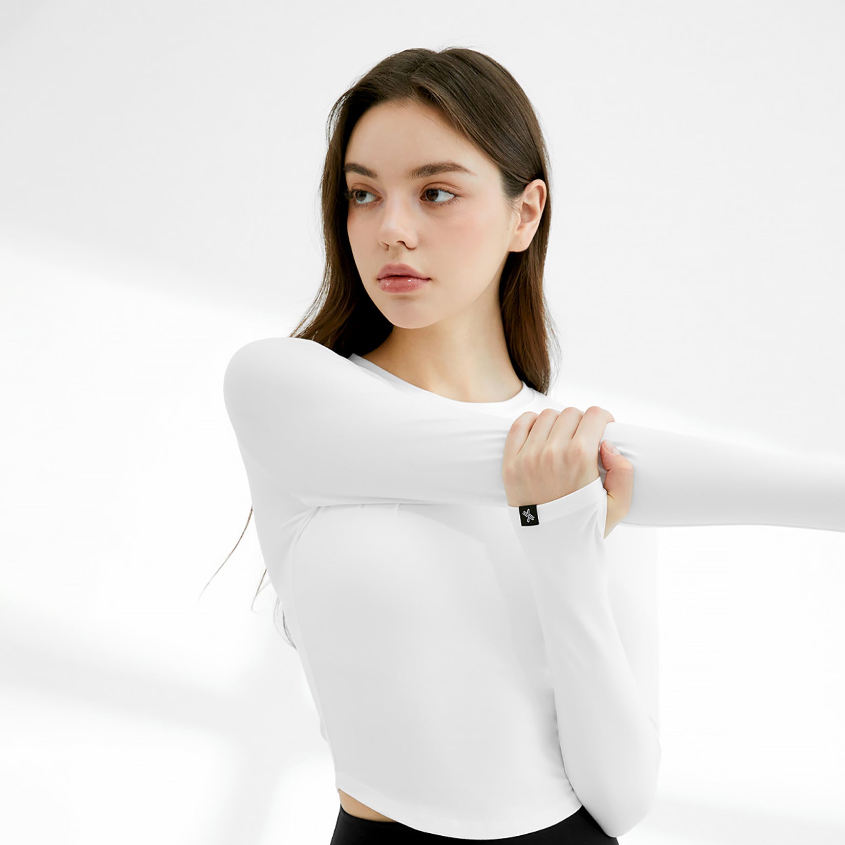 XEXYMIX コットンライク指穴付き Long-Sleeve Tee