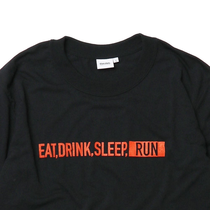 EAT DRINK SLEEP RUN / STREET Long-Sleeve Tee (Black)