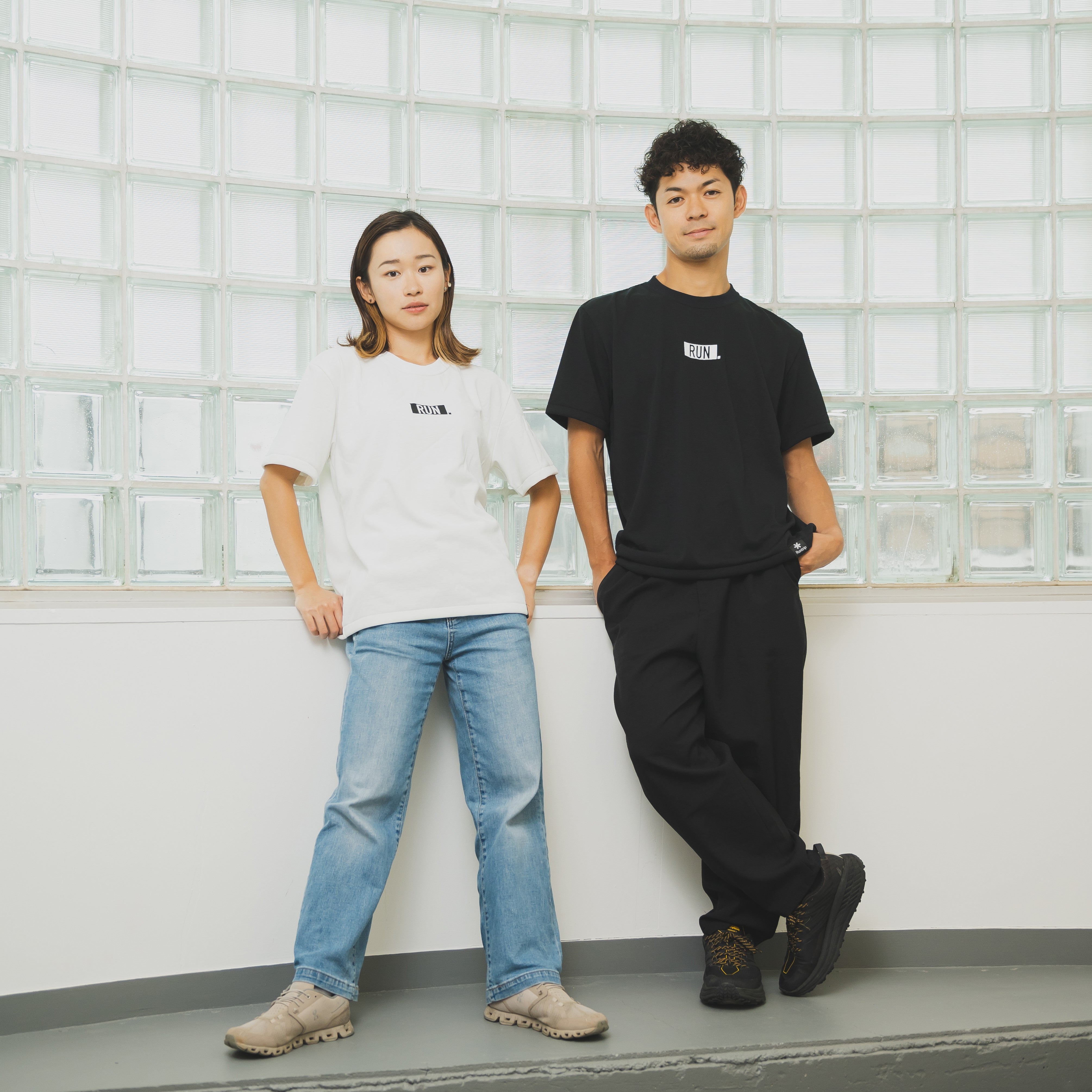 EAT DRINK SLEEP RUN / “STREET” RUN. HEAVY WEIGHT Tee (White)