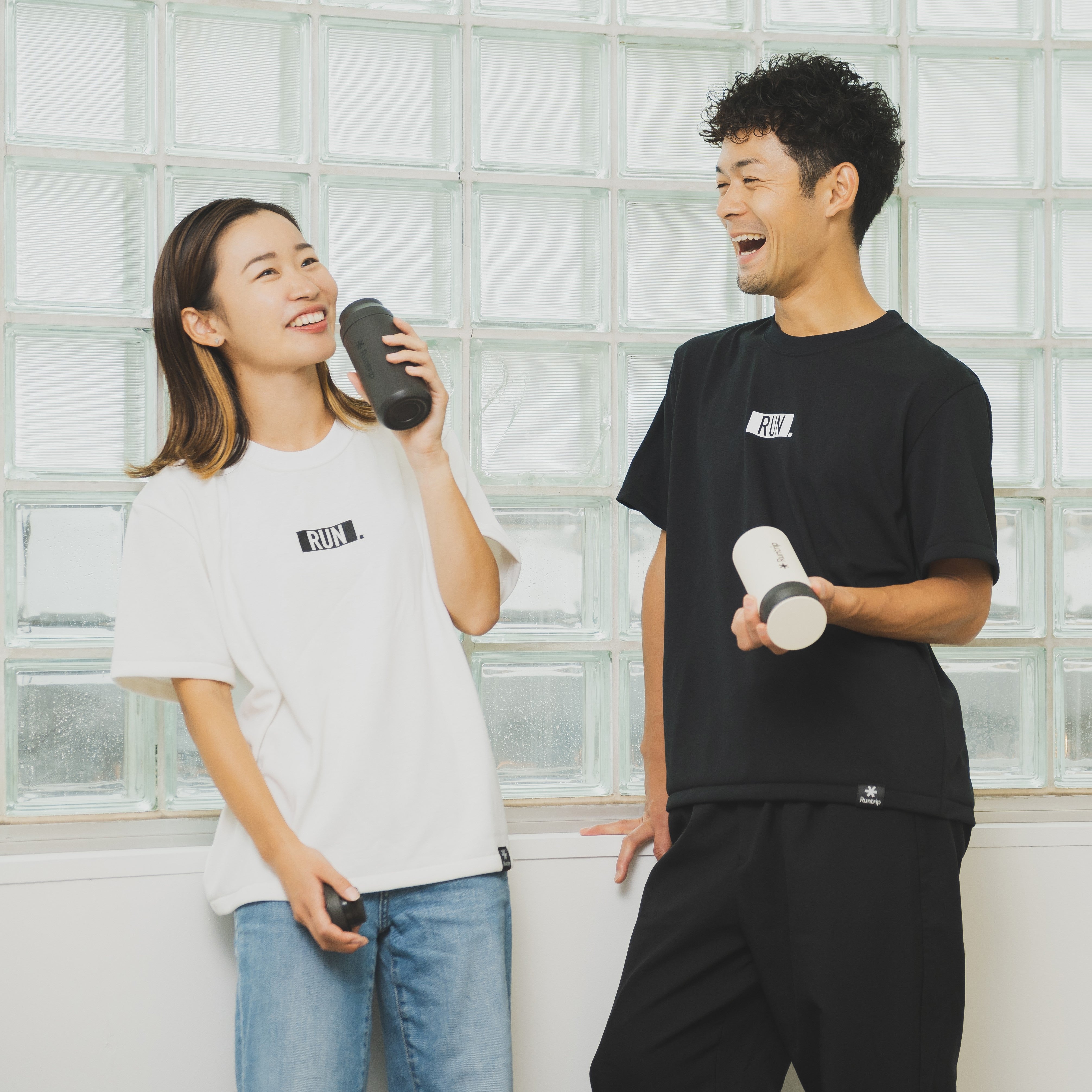 EAT DRINK SLEEP RUN / “STREET” RUN. HEAVY WEIGHT Tee (White)