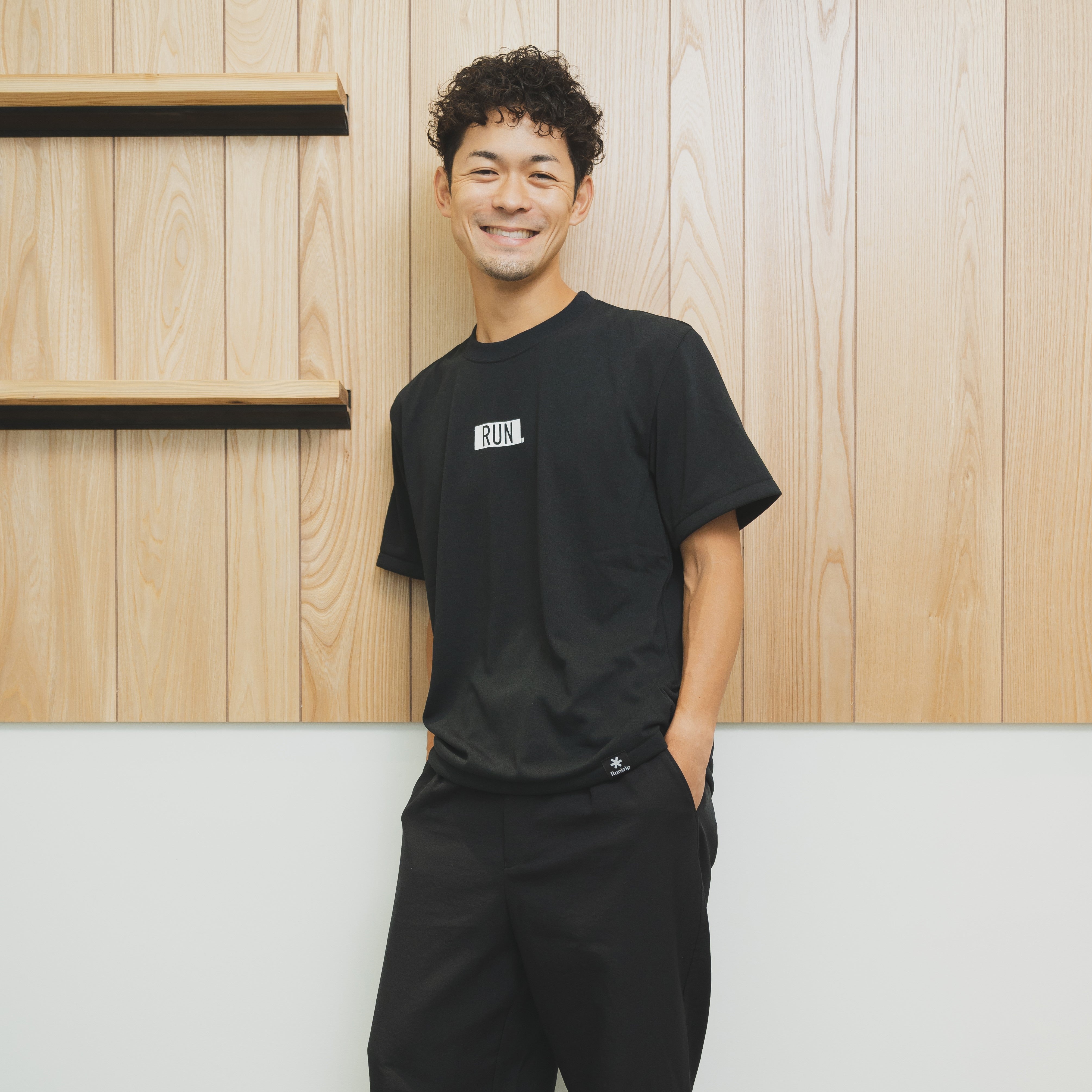 EAT DRINK SLEEP RUN / “STREET” RUN. HEAVY WEIGHT Tee (Black)