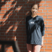 EAT DRINK SLEEP RUN / “STREET” RUN. Long-sleeve Tee (Black)