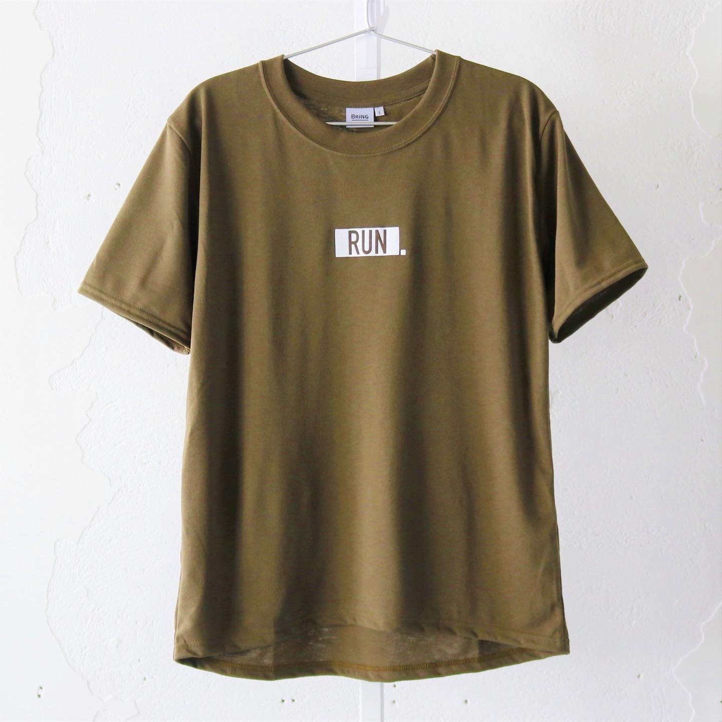 EAT DRINK SLEEP RUN / “STREET” RUN. Tee (Khaki)