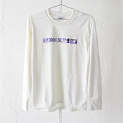 EAT DRINK SLEEP RUN / STREET Long-Sleeve Tee (PURPLE Camo/White)