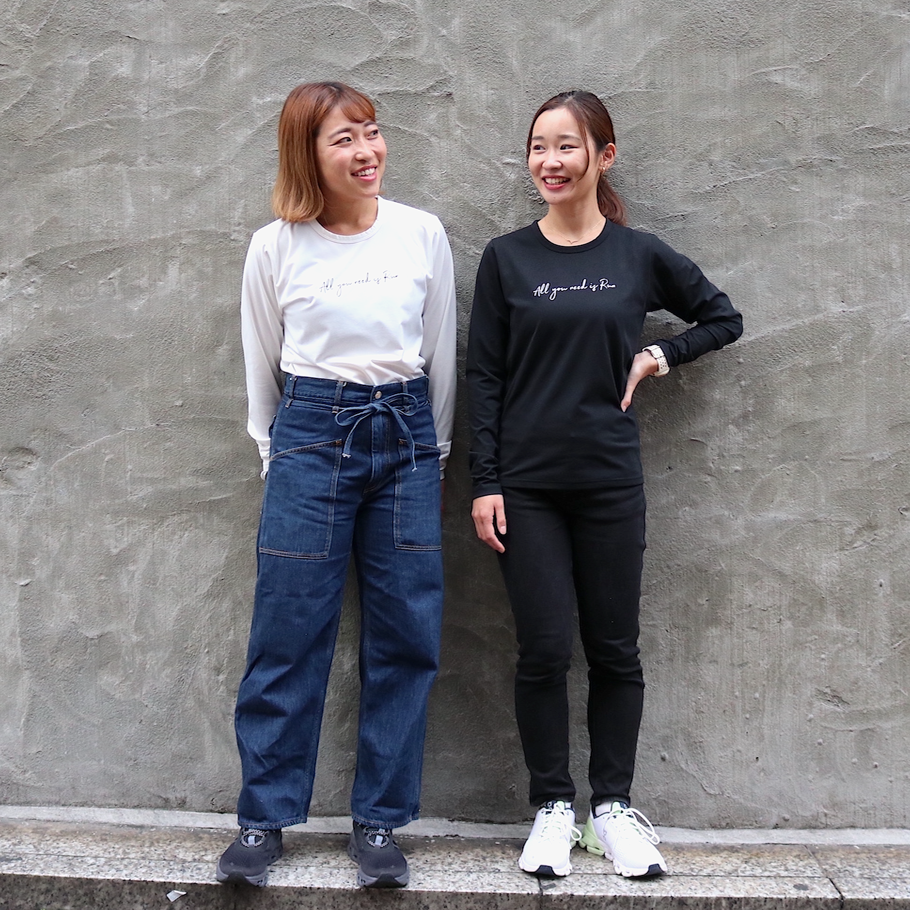 All you need is Run Long-sleeve Tee (White)