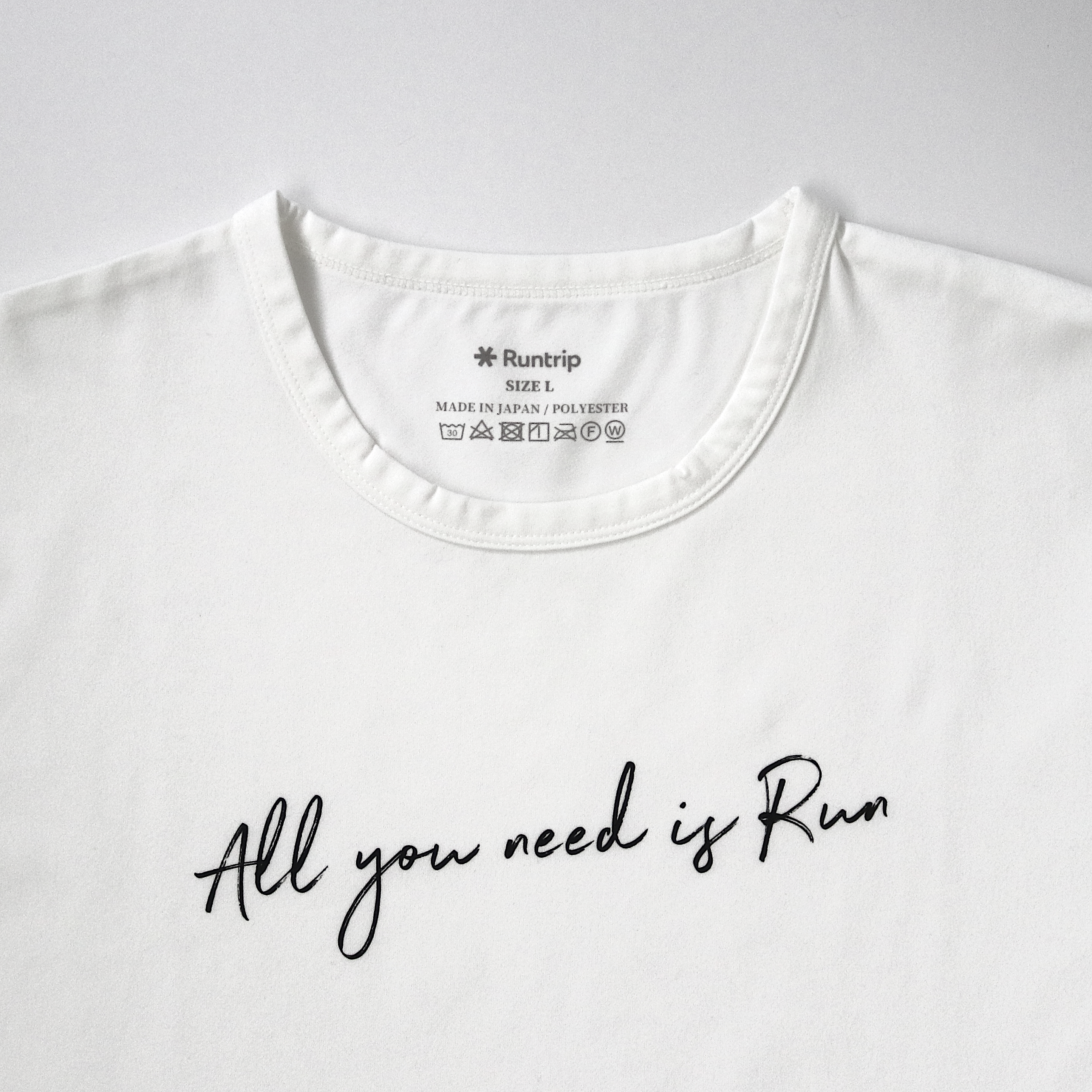 All you need is Run Long-sleeve Tee (White)