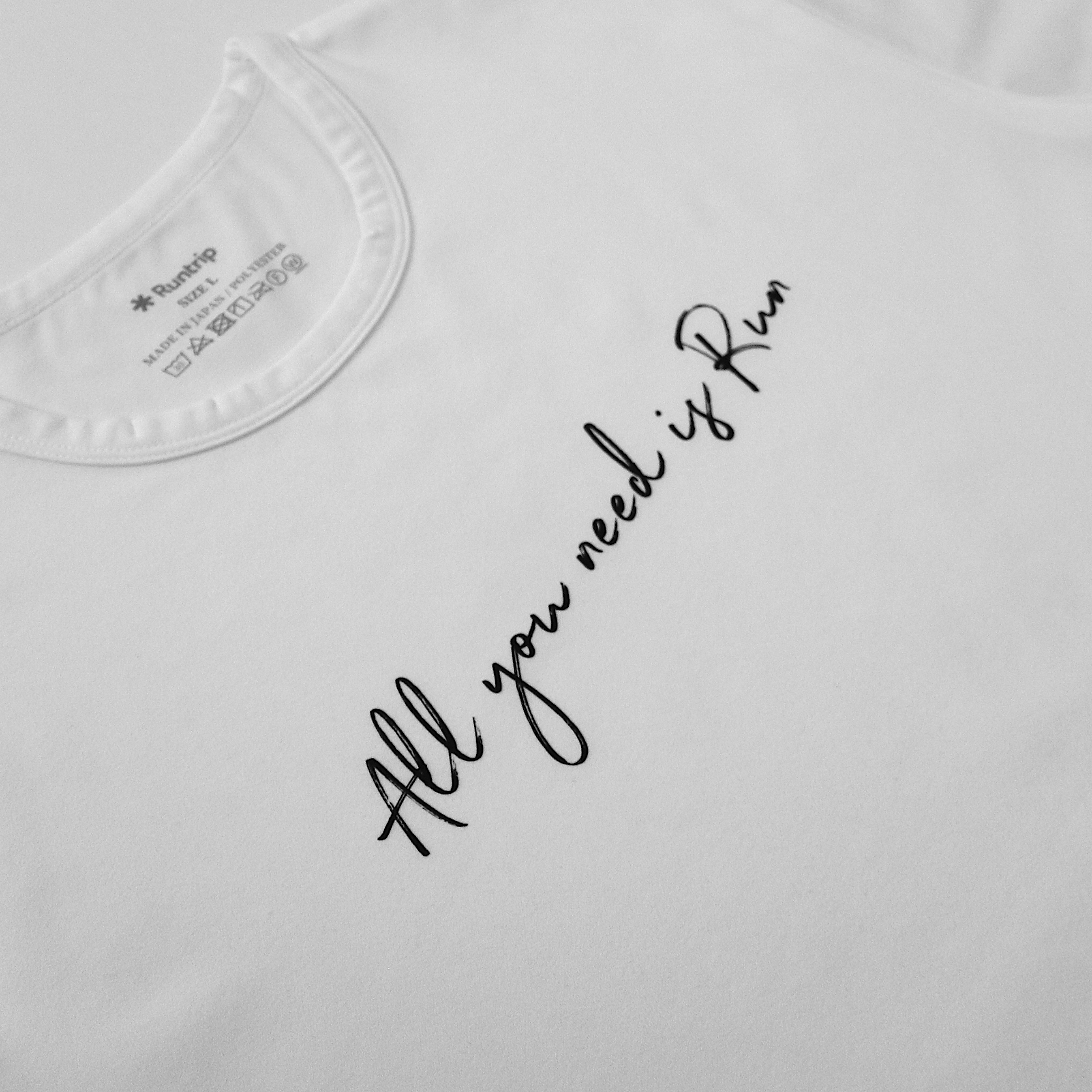 All you need is Run Long-sleeve Tee (White)