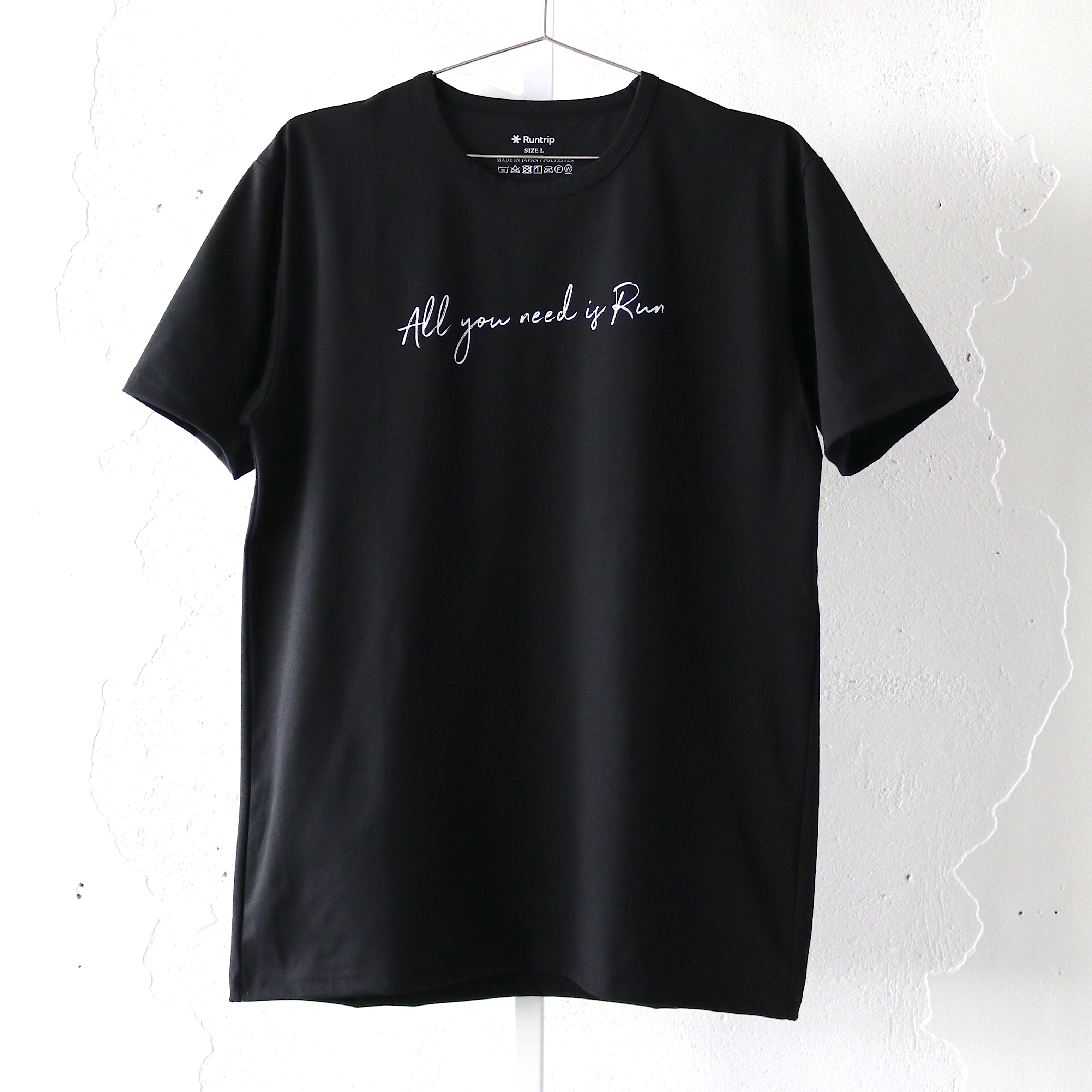 All you need is Run Tee (Black)