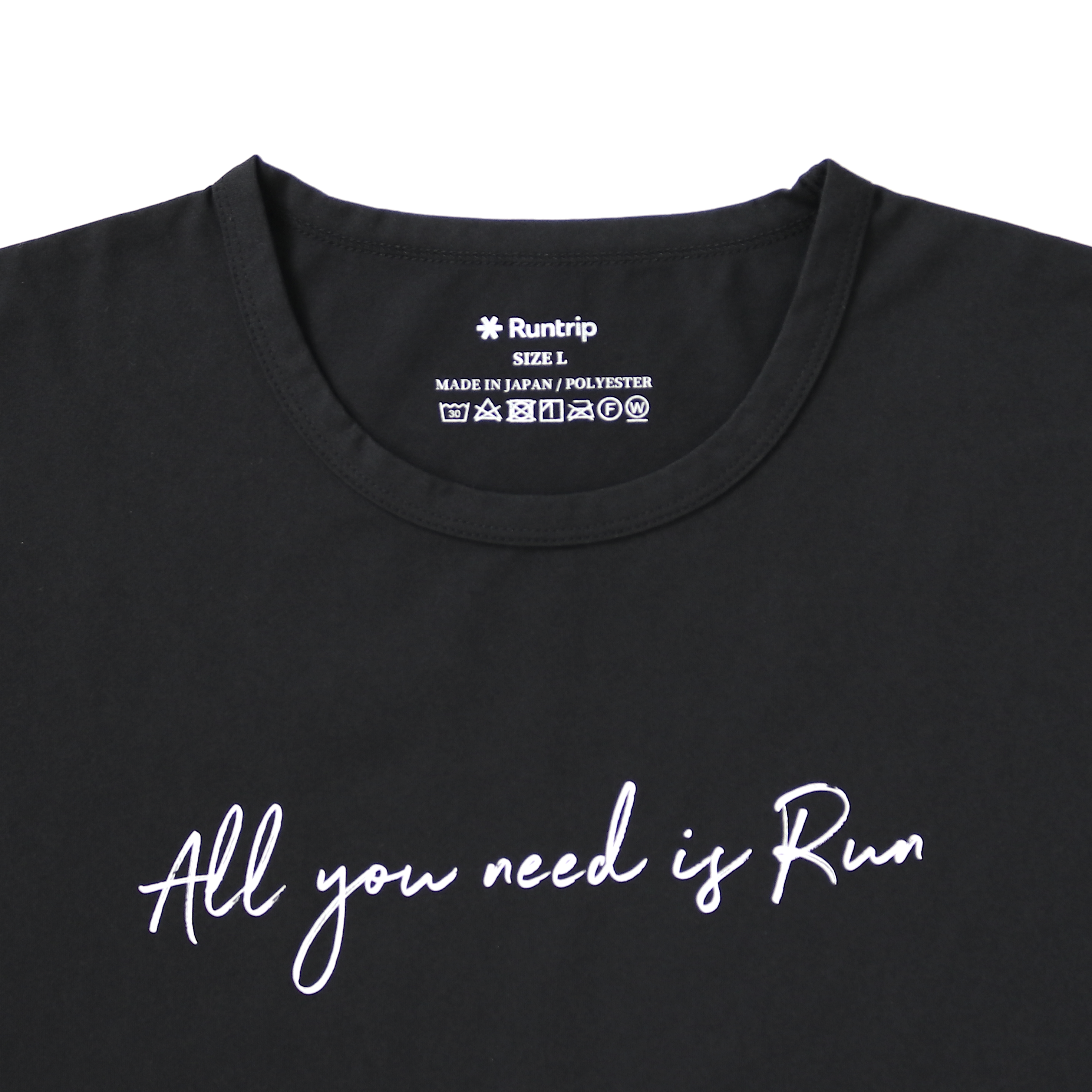 All you need is Run Tee (Black)