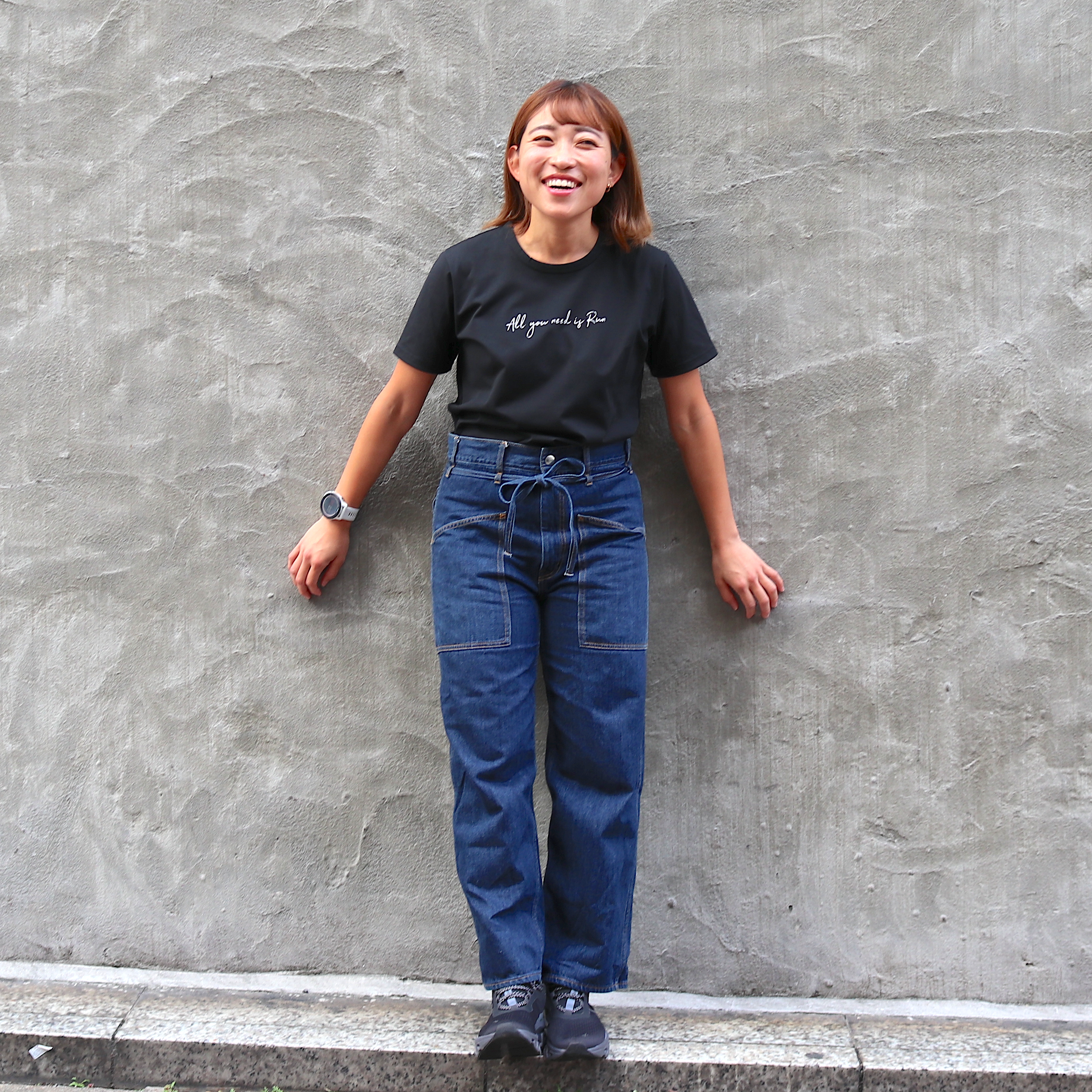 All you need is Run Tee (Black)