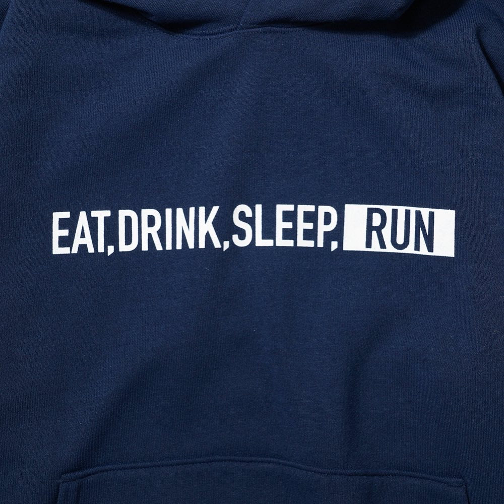 EAT DRINK SLEEP RUN / STREET Hoodie (Navy)