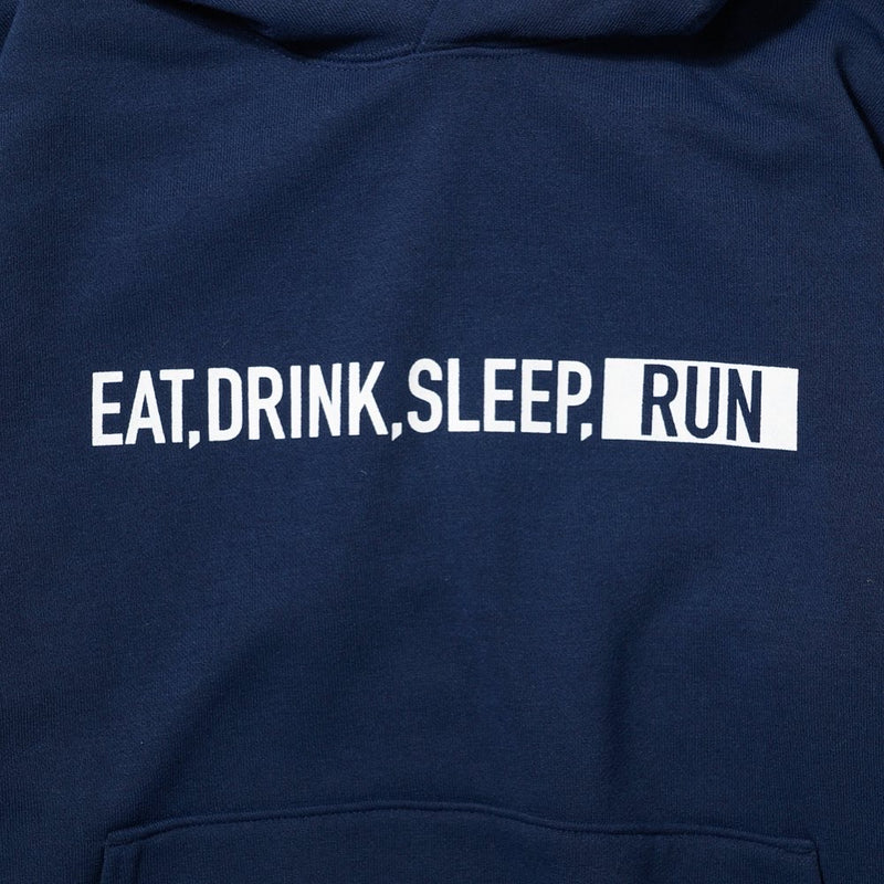 EAT DRINK SLEEP RUN / STREET Hoodie (Navy)