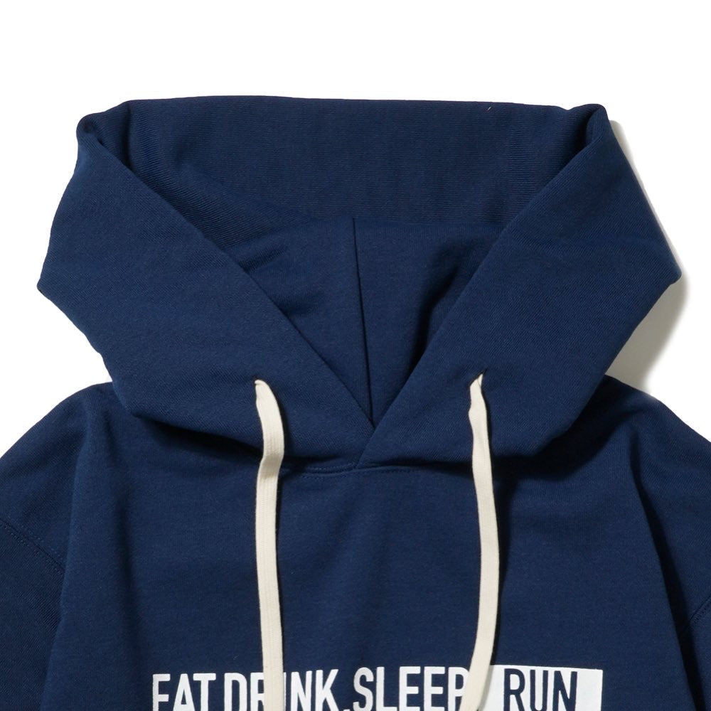 EAT DRINK SLEEP RUN / STREET Hoodie (Navy)