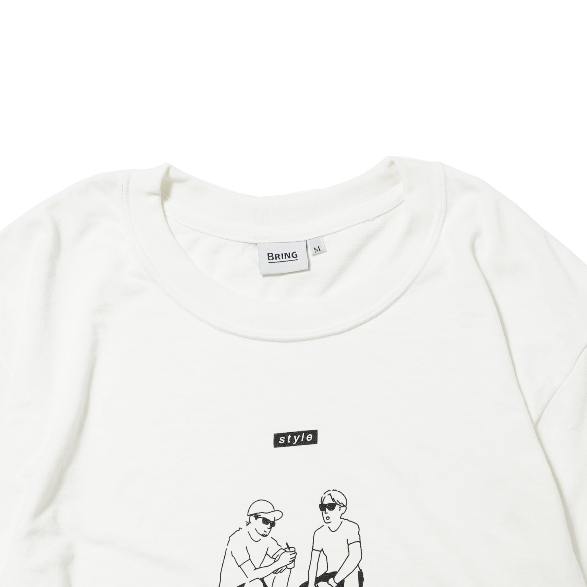 【HAGI×Runtrip】Style long-Sleeve Tee / Chill (White)