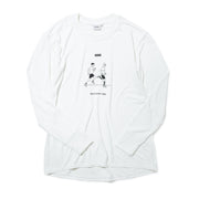 【HAGI×Runtrip】Style long-Sleeve Tee / Hard work (White)