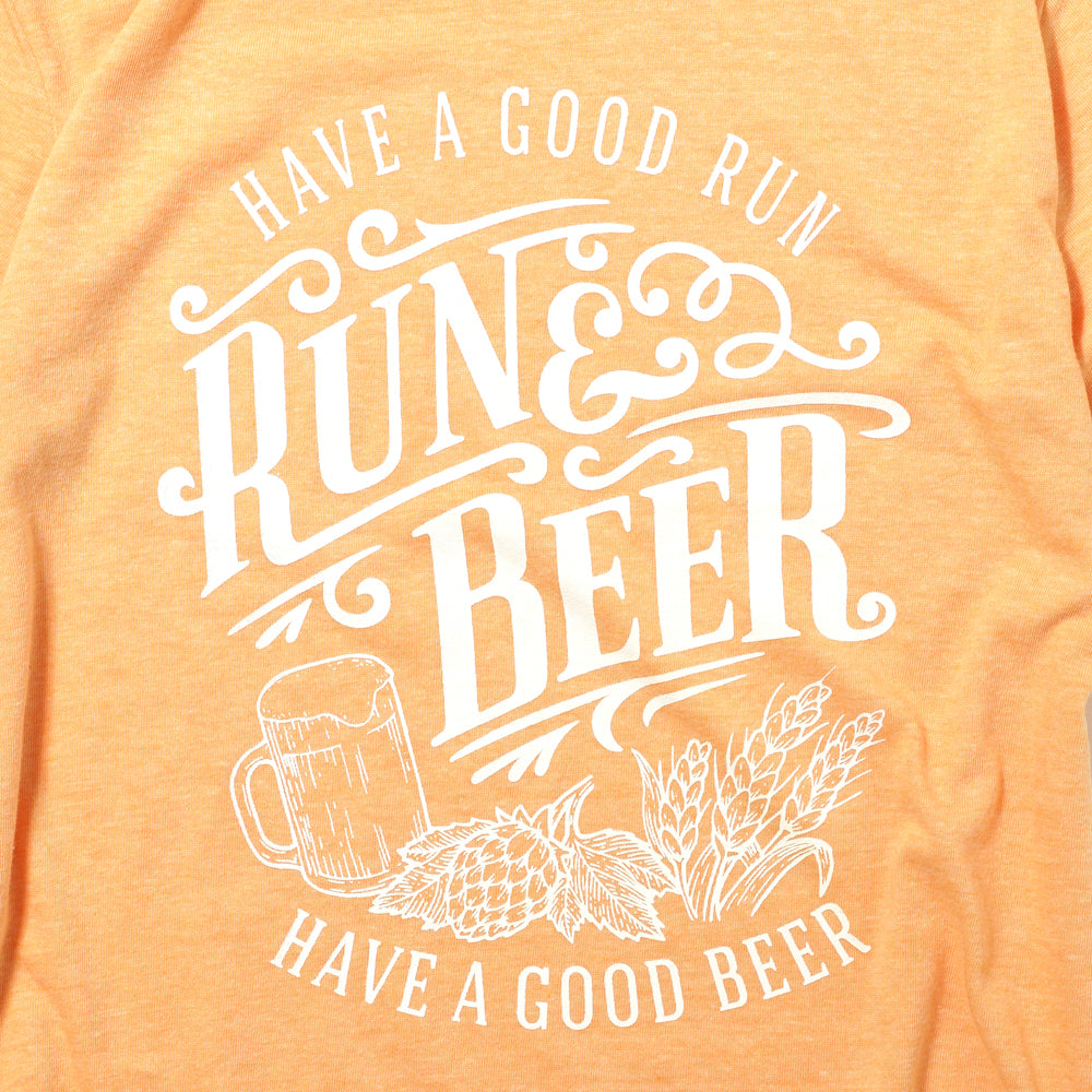 Run & Beer Tee（Yellow）