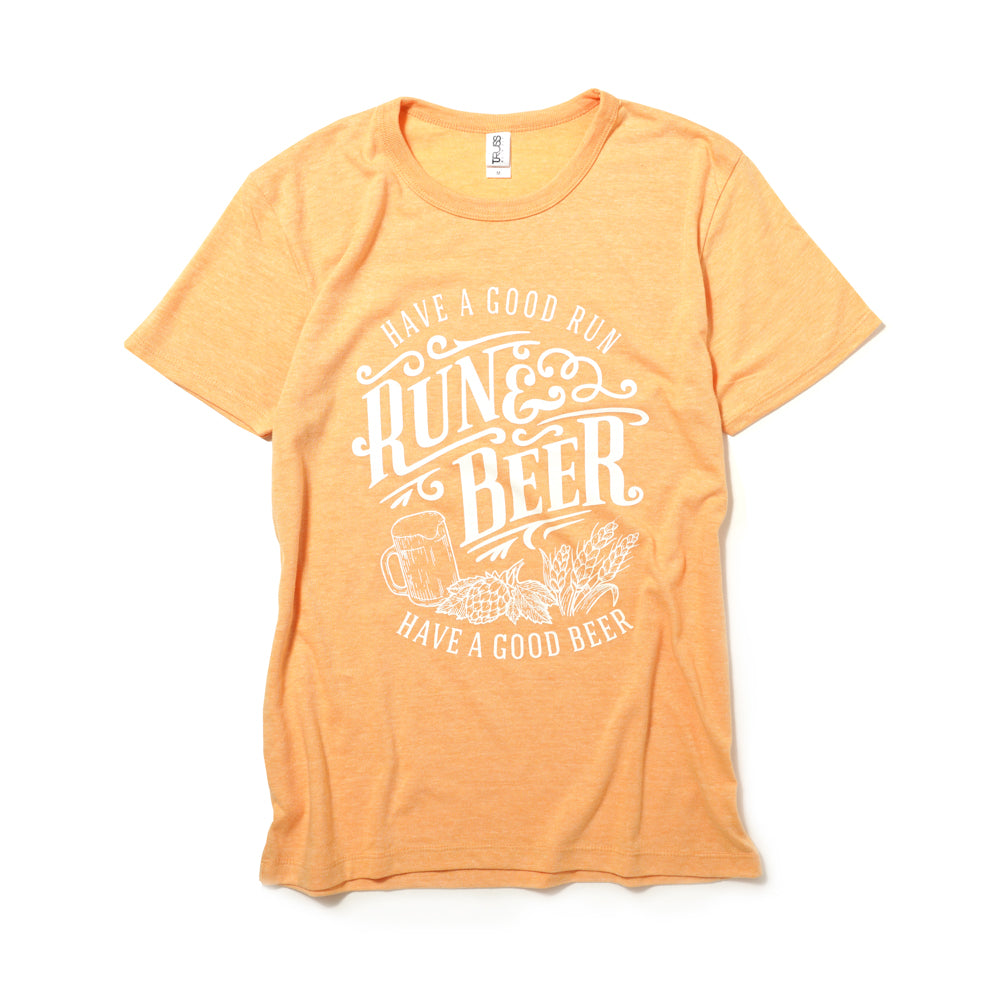 Run & Beer Tee（Yellow）