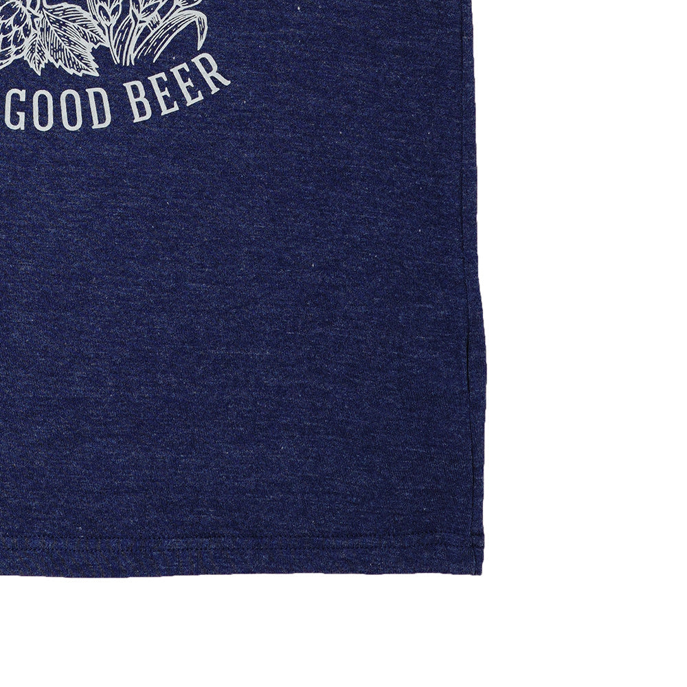 Run & Beer Tee（Navy）