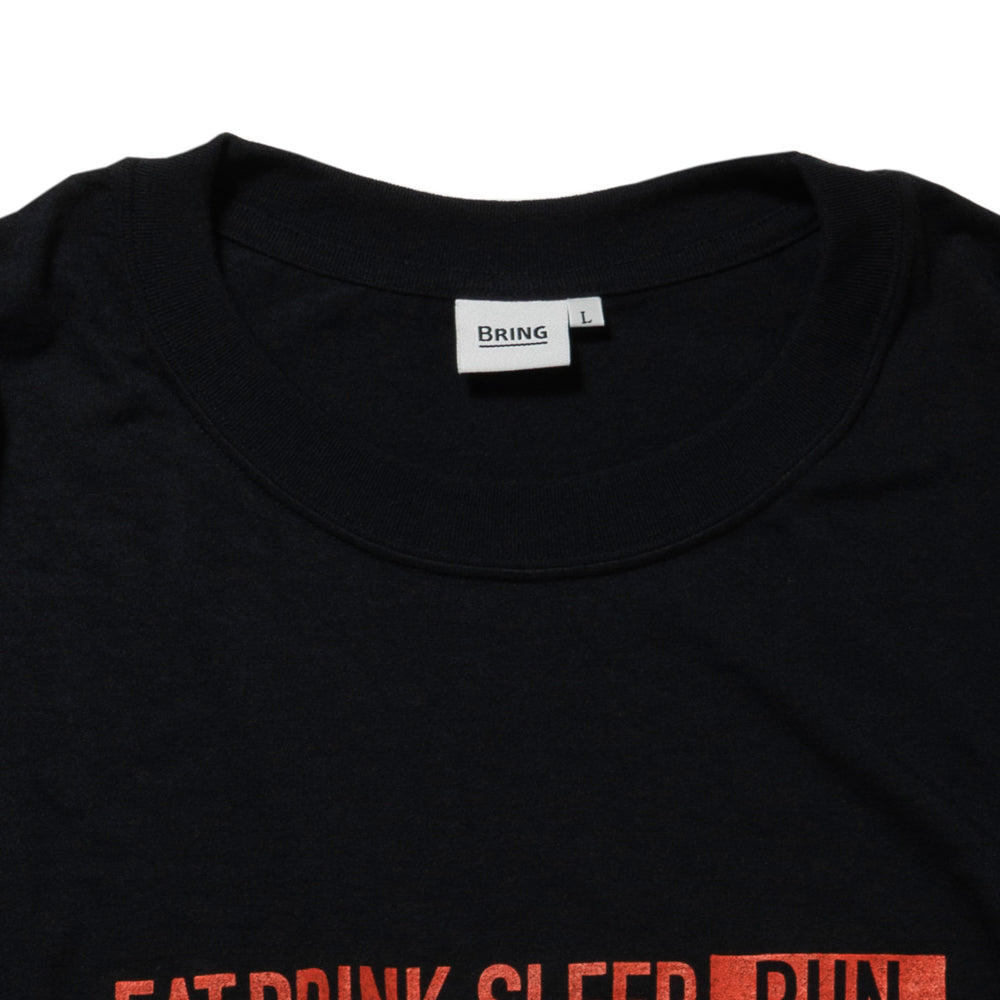 EAT DRINK SLEEP RUN / STREET Tee (Black)