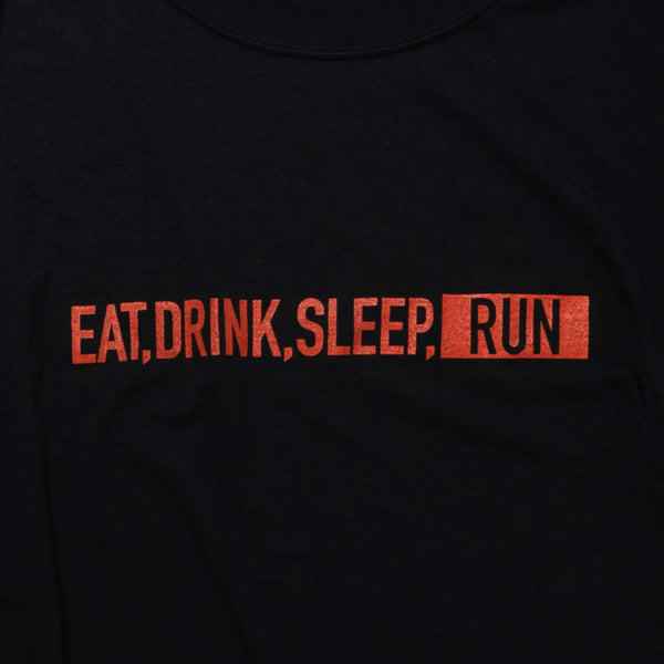 EAT DRINK SLEEP RUN / STREET Tee (Black)