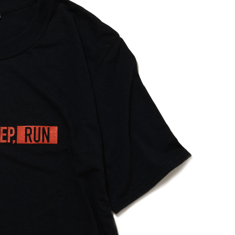 EAT DRINK SLEEP RUN / STREET Tee (Black)