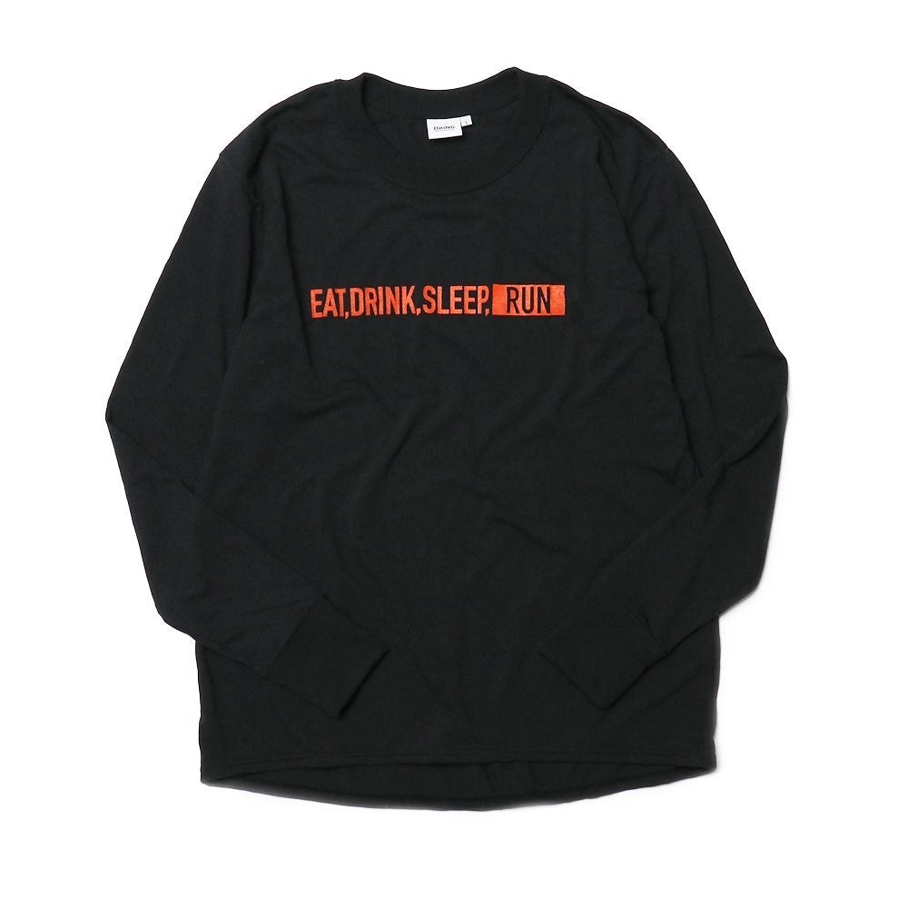 EAT DRINK SLEEP RUN / STREET Long-Sleeve Tee (Black)