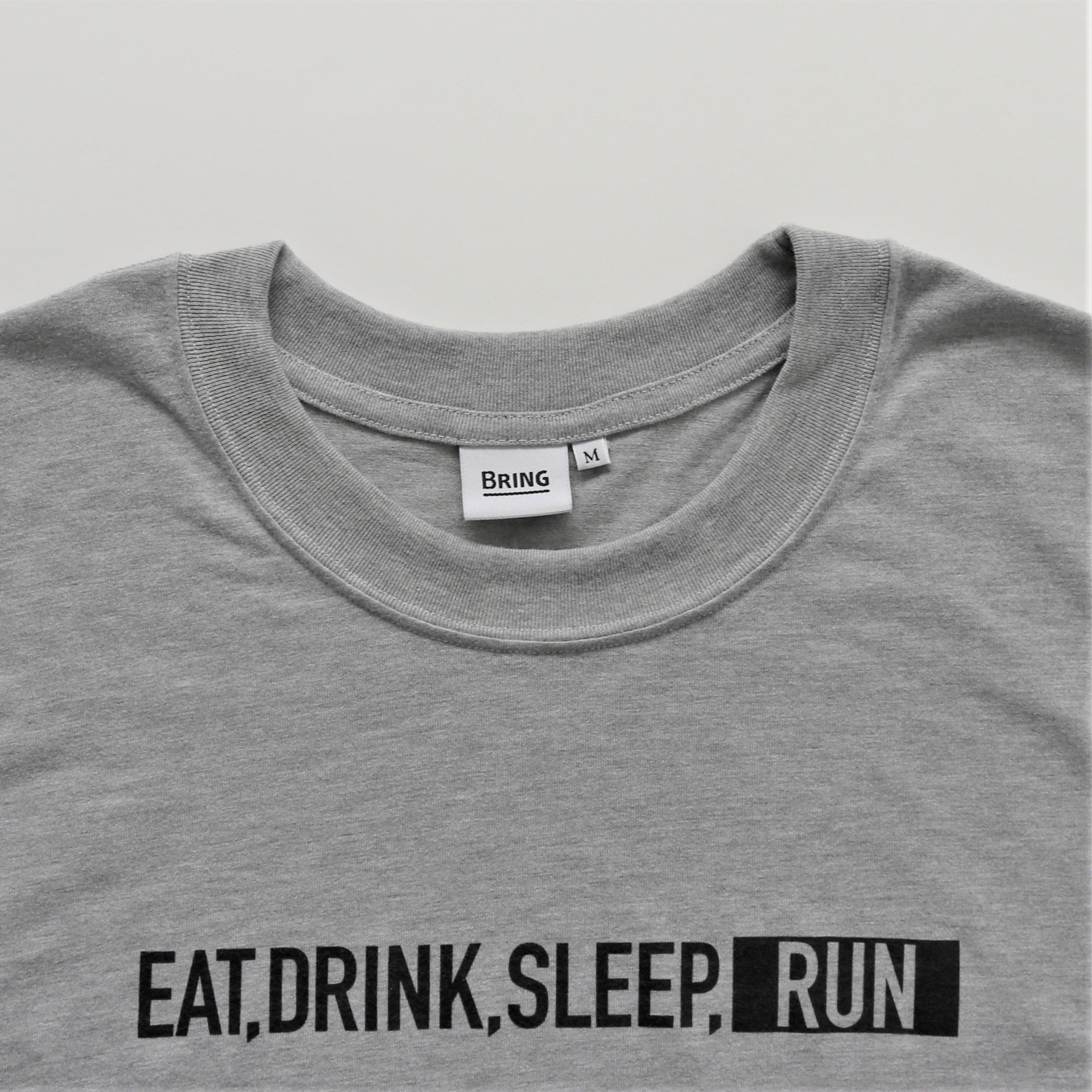 EAT DRINK SLEEP RUN / STREET Long-Sleeve Tee (Gray)