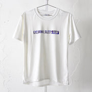 EAT DRINK SLEEP RUN / STREET Tee (PURPLE Camo/White)