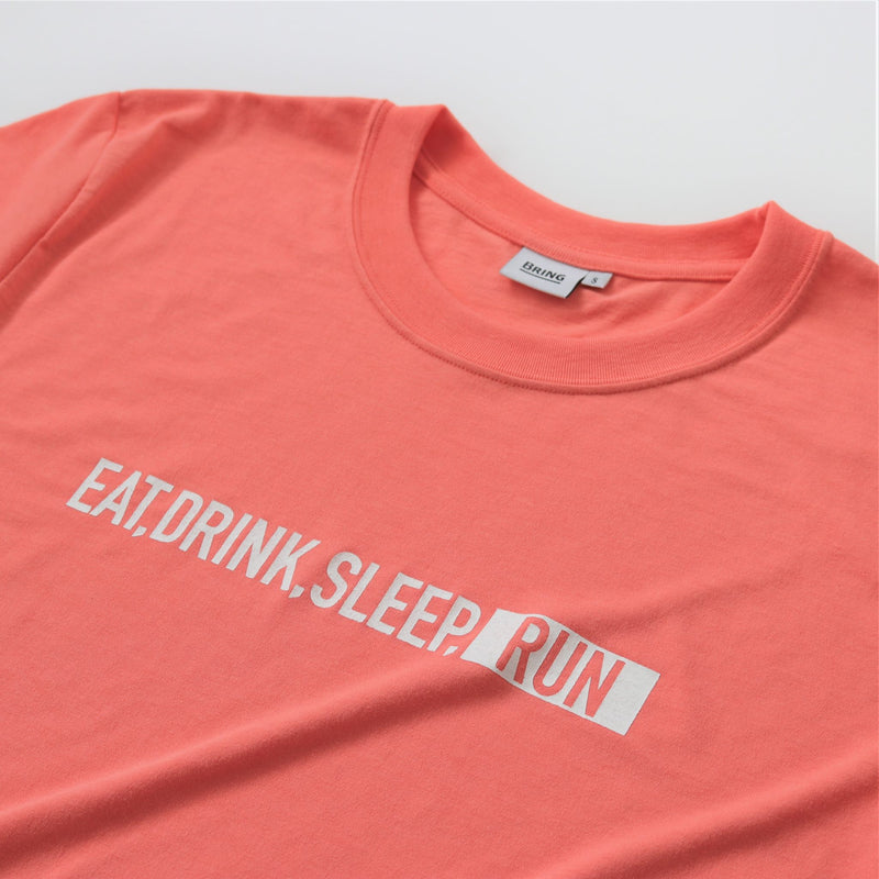 EAT DRINK SLEEP RUN / STREET Tee (Pink)
