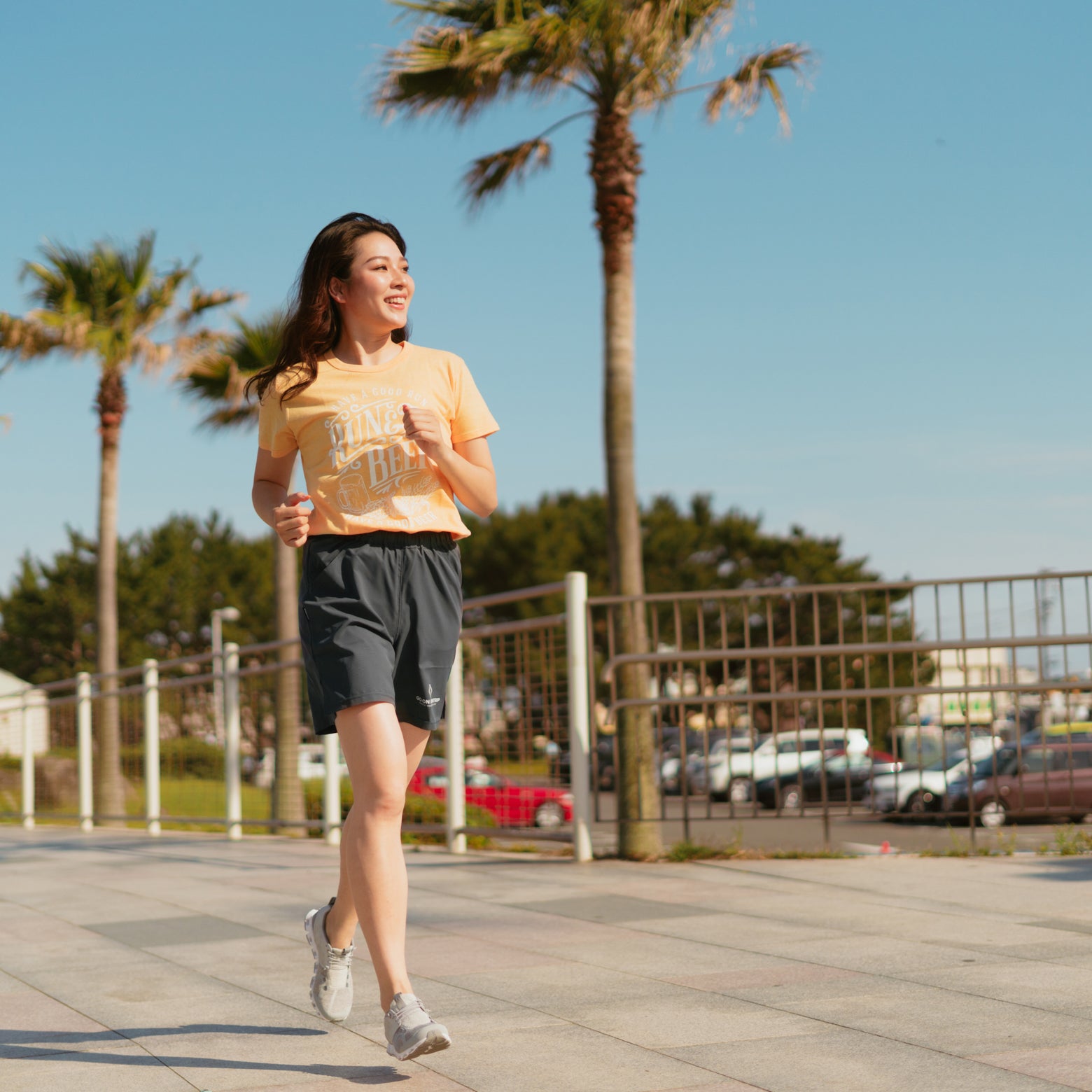 Run & Beer Tee（Yellow）