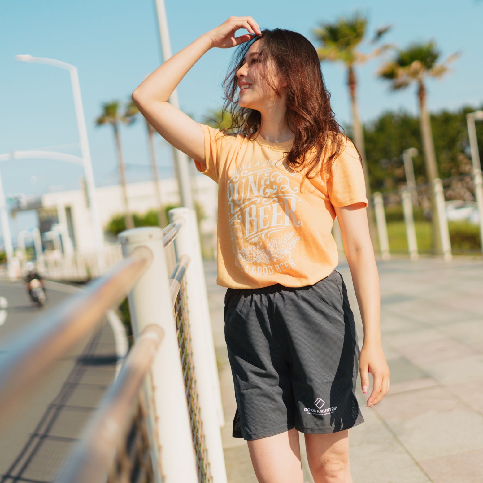 Run & Beer Tee（Yellow）