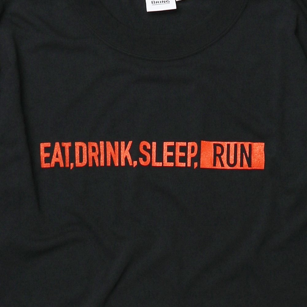 EAT DRINK SLEEP RUN / STREET Long-Sleeve Tee (Black)