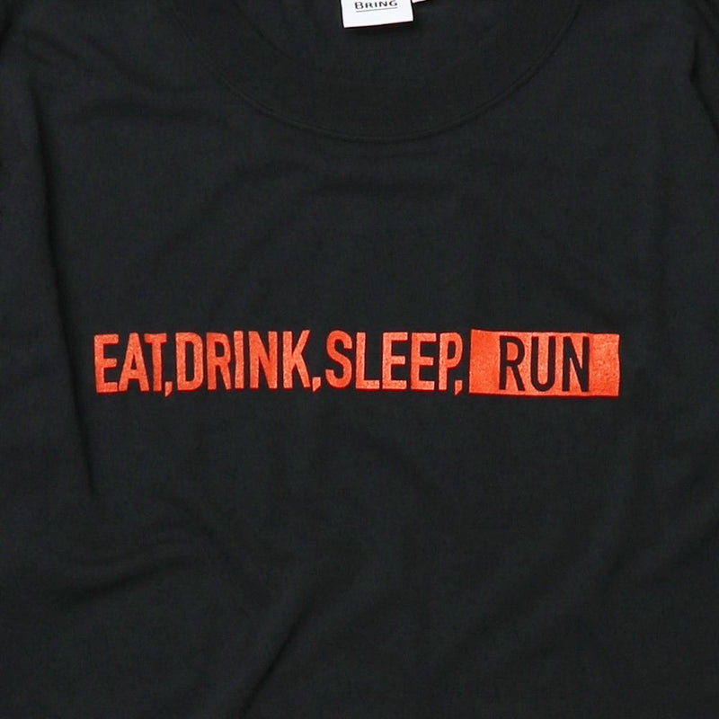 EAT DRINK SLEEP RUN / STREET Long-Sleeve Tee (Black)