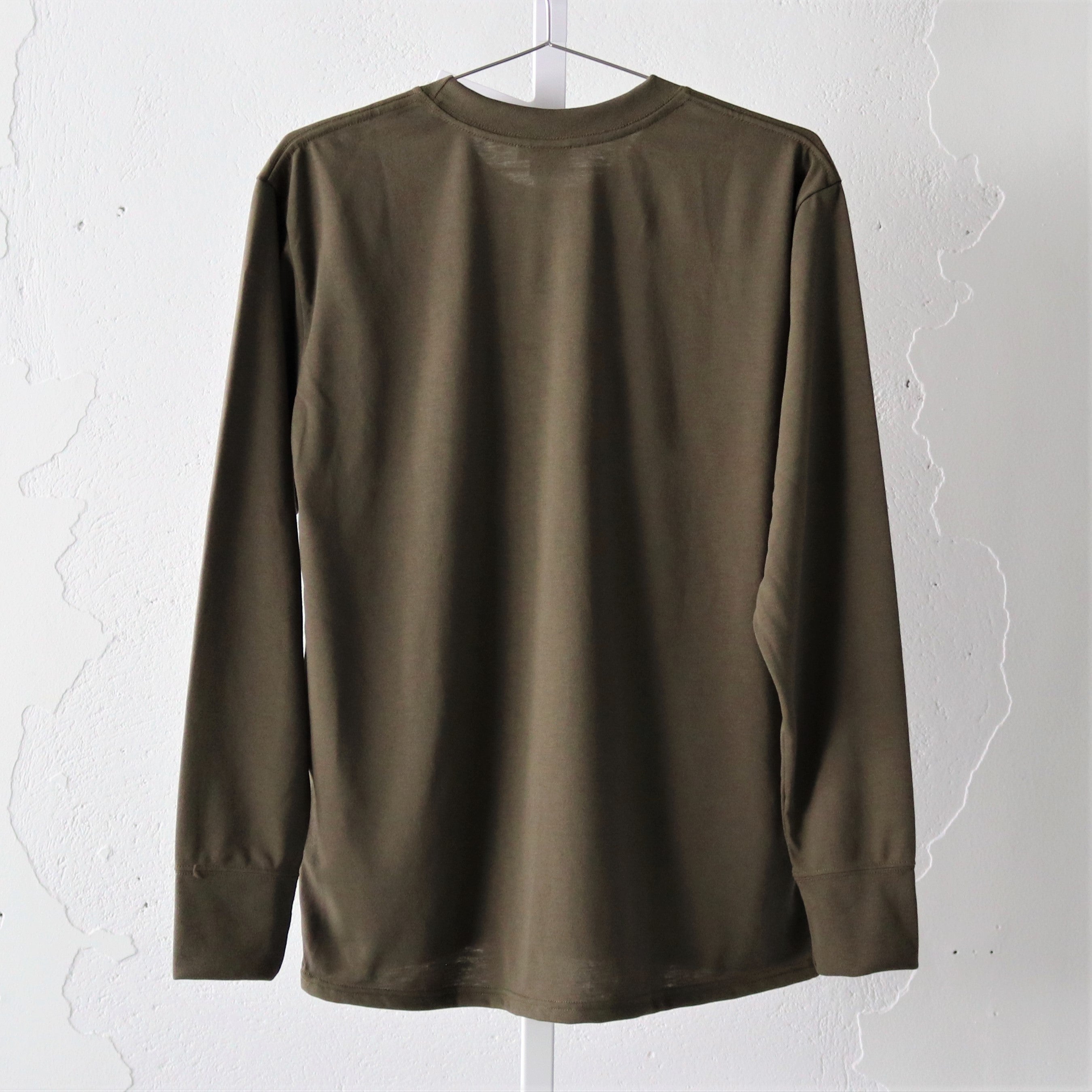 EAT DRINK SLEEP RUN / “STREET” RUN.  Long-sleeve Tee (Khaki)