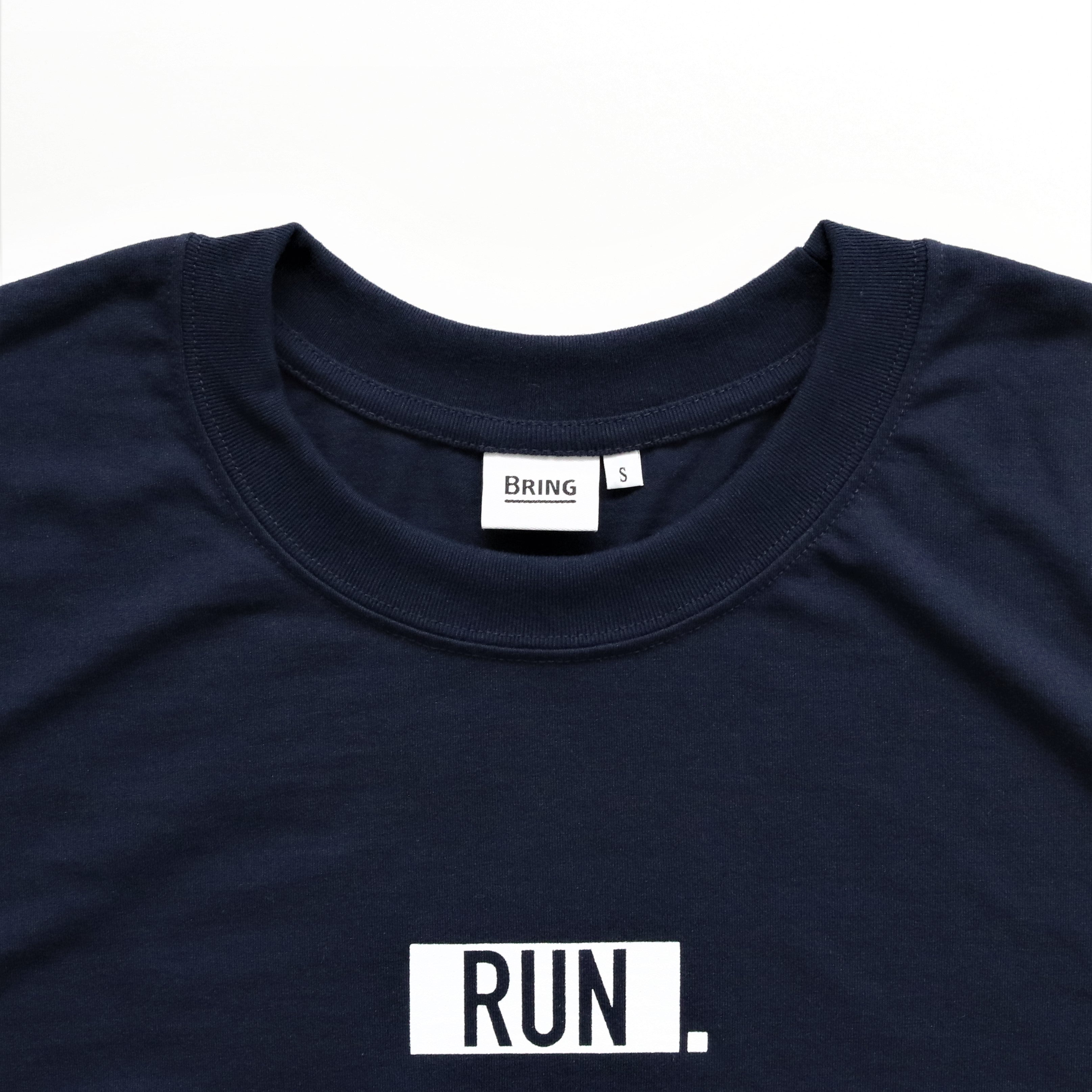 EAT DRINK SLEEP RUN / “STREET” RUN.  Long-sleeve Tee (Navy)