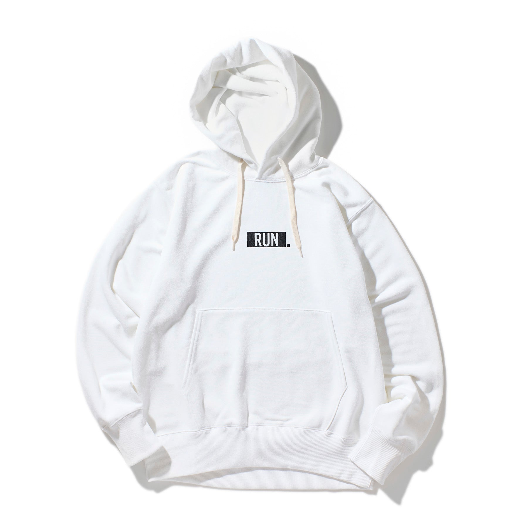 EAT DRINK SLEEP RUN / “STREET” RUN.  Hoodie (White)
