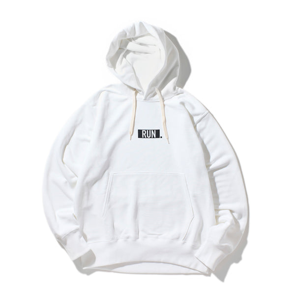 EAT DRINK SLEEP RUN / “STREET” RUN. Hoodie (White)