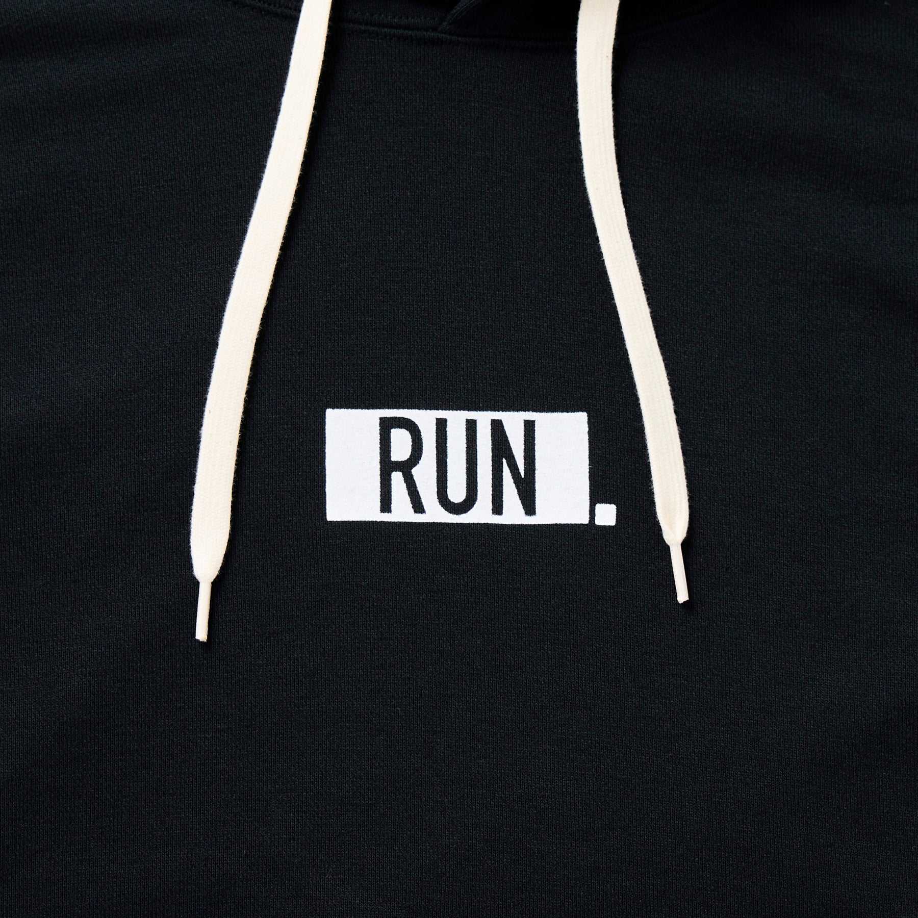 EAT DRINK SLEEP RUN / “STREET” RUN. Hoodie (Black)