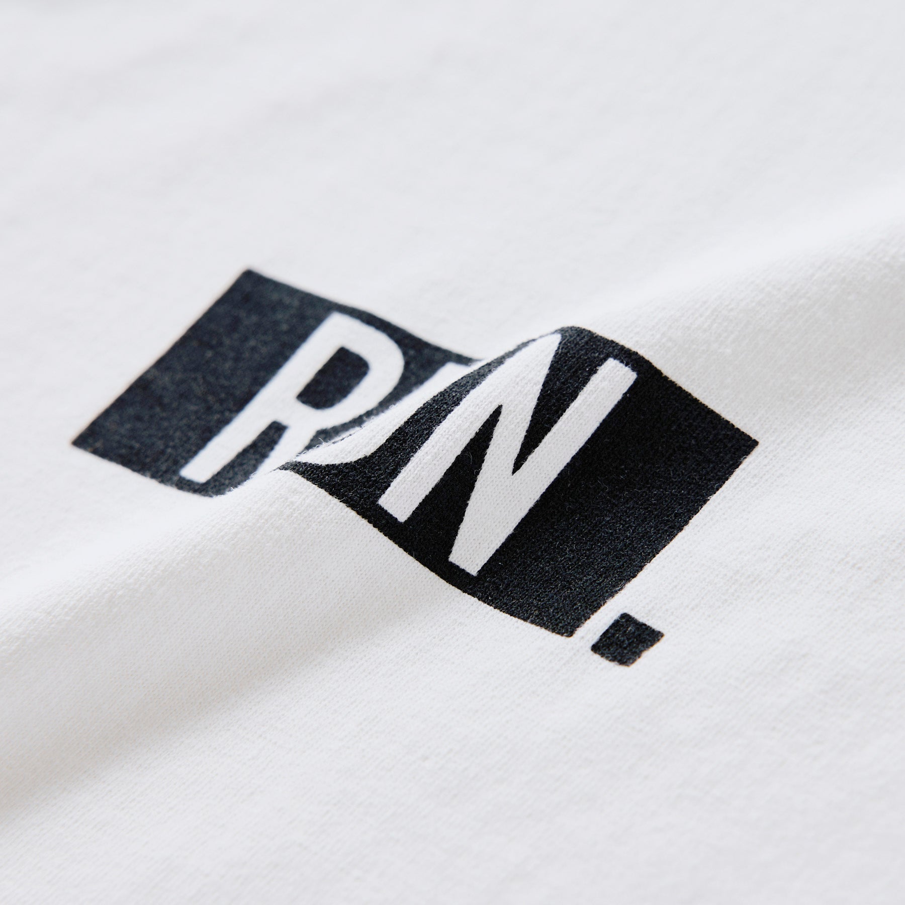 EAT DRINK SLEEP RUN / “STREET” RUN. Long-sleeve Tee (White)